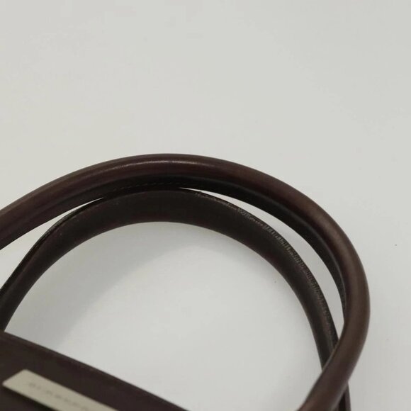 BURBERRY Nova Check Tote Bag Nylon Beige Silver Auth 126392 - Picture 9 of 16